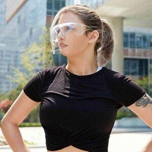 Clear Face Shield Protective Eye Glasses Visor Anti-Fog Full Face‎ Mask Shades